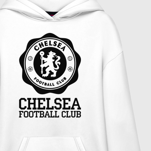 Худи SuperOversize хлопок Chelsea FC, цвет белый - фото 3