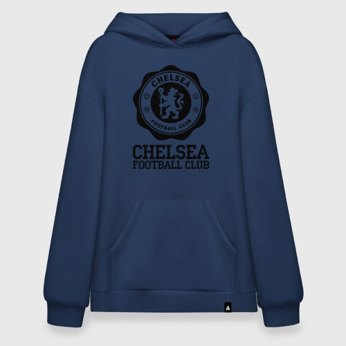 Худи SuperOversize хлопок Chelsea FC, цвет темно-синий