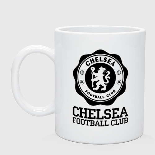 Кружка керамическая Chelsea FC, цвет белый