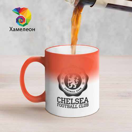 Кружка хамелеон Chelsea FC - фото 5