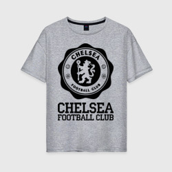 Женская футболка хлопок Oversize Chelsea FC