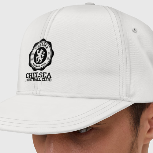 Кепка снепбек с прямым козырьком Chelsea FC, цвет белый