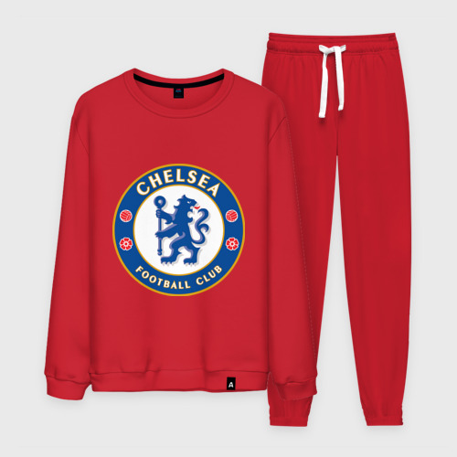 Мужской костюм хлопок Chelsea logo, цвет красный