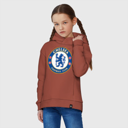 Детское худи Oversize хлопок Chelsea logo - фото 2