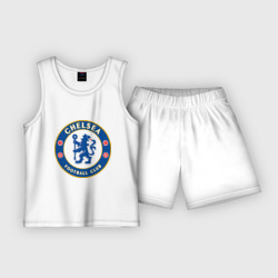 Детская пижама с шортами хлопок Chelsea logo