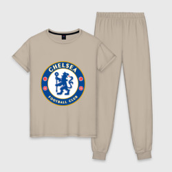 Женская пижама хлопок Chelsea logo