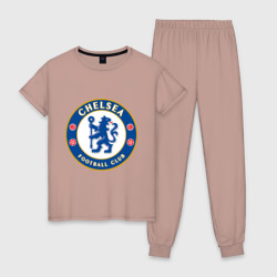 Женская пижама хлопок Chelsea logo