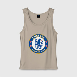 Женская майка хлопок Chelsea logo