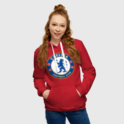 Женская толстовка хлопок Chelsea logo - фото 2