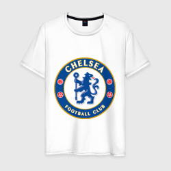 Мужская футболка хлопок Chelsea logo