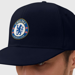 Кепка снепбек с прямым козырьком Chelsea logo