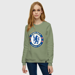 Женский свитшот хлопок Chelsea logo - фото 2