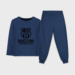 Детская пижама с лонгсливом хлопок Barcelona FC