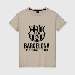 Женская футболка хлопок Barcelona FC