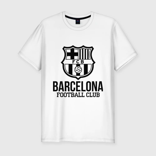 Мужская футболка хлопок Slim Barcelona FC