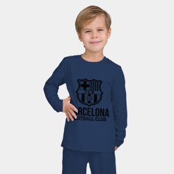 Детская пижама с лонгсливом хлопок Barcelona FC - фото 2