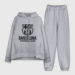 Женский костюм хлопок Oversize Barcelona FC