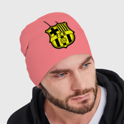 Мужская шапка демисезонная Barcelona logo - фото 2