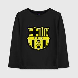 Детский лонгслив хлопок Barcelona logo