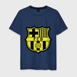 Мужская футболка хлопок Barcelona logo