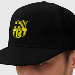 Barcelona logo – Кепка снепбек с прямым козырьком с принтом купить
