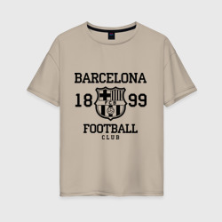 Женская футболка хлопок Oversize Barcelona 1899