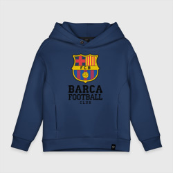 Детское худи Oversize хлопок Barcelona FC