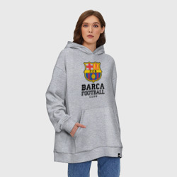 Худи SuperOversize хлопок Barcelona FC - фото 2