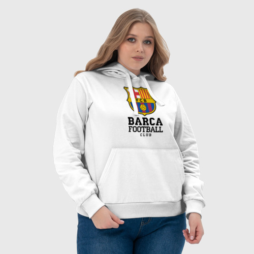 Женская толстовка хлопок Barcelona FC - фото 6