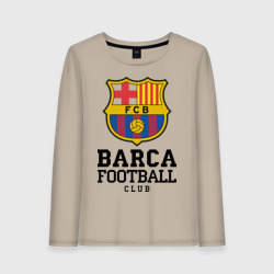 Женский лонгслив хлопок Barcelona FC