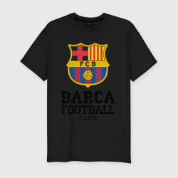 Мужская футболка хлопок Slim Barcelona FC