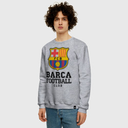Мужской свитшот хлопок Barcelona FC - фото 2