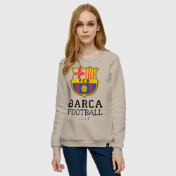 Женский свитшот хлопок Barcelona FC - фото 2