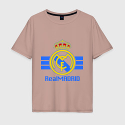 Мужская футболка хлопок Oversize Real Madrid