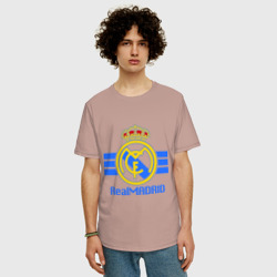 Мужская футболка хлопок Oversize Real Madrid - фото 2