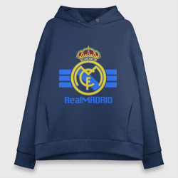 Женское худи Oversize хлопок Real Madrid