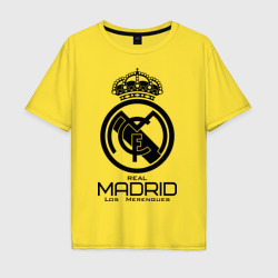 Мужская футболка хлопок Oversize Real Madrid