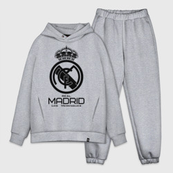 Мужской костюм oversize хлопок Real Madrid