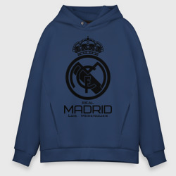 Мужское худи Oversize хлопок Real Madrid