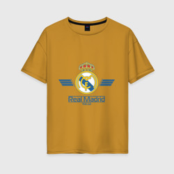 Женская футболка хлопок Oversize Real Madrid 1902