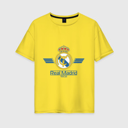 Женская футболка хлопок Oversize Real Madrid 1902