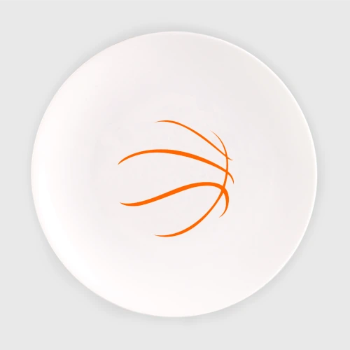 Тарелка для спортивной игры 6. Basket тарелка купить.