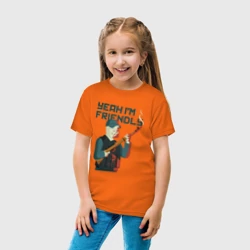 Детская футболка хлопок Im friendly - фото 2