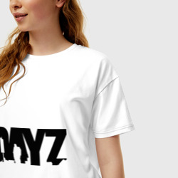 Женская футболка хлопок Oversize DayZ - фото 2