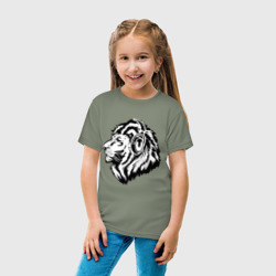 Детская футболка хлопок Лев в наушниках - фото 2