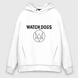 Мужское худи Oversize хлопок Watch Dogs