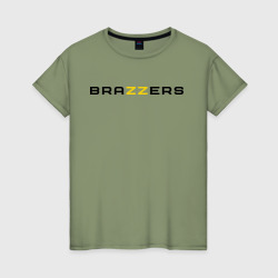 Женская футболка хлопок Brazzers