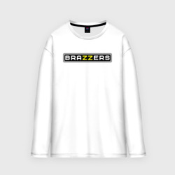 Женский лонгслив oversize хлопок Brazzers