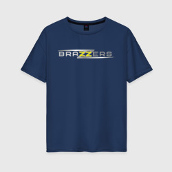 Женская футболка хлопок Oversize Brazzers