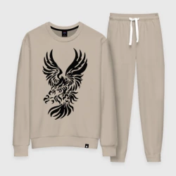 Женский костюм хлопок Орел в броске